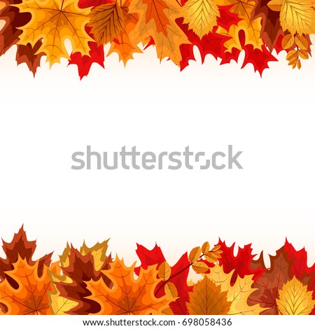 Abstract Vector Illustration Background with Falling Autumn Leaves. EPS10 Abstract Vector Illustration Background with Falling Autumn Leaves. EPS10