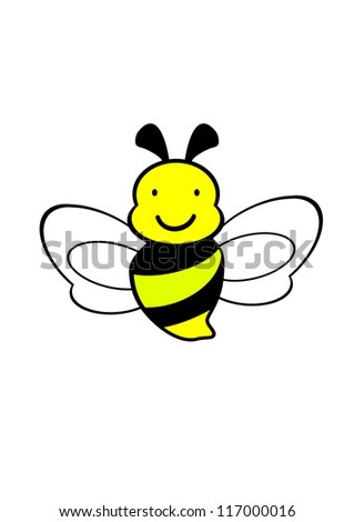 bee icon,vector,bee drawing - stock vector