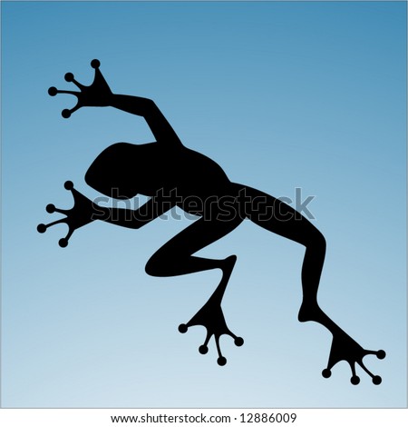 Frog Silhouette Stock Photos, Images, & Pictures | Shutterstock