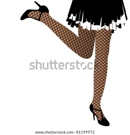 Download Fishnet stockings - stock vector