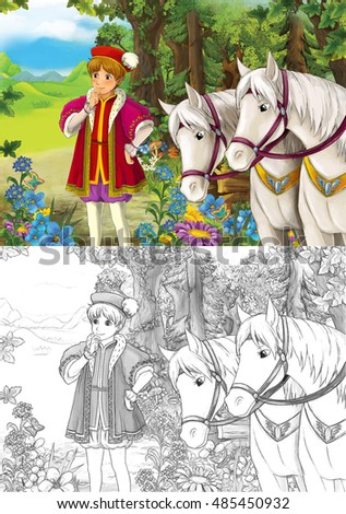 Little Prince On The Mountain Coloring Page | Coloring Page Blog