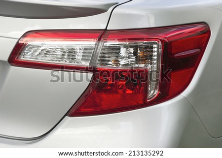 Tail lights inc of cars