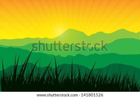 Stock Images similar to ID 95368582 - set of vector silhouettes of...