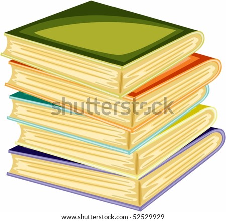 Cartoon Stack Of Books Stock Photos, Images, & Pictures | Shutterstock