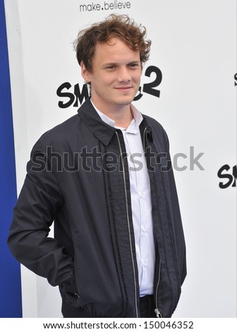 28, 2013: Anton Yelchin at the ...