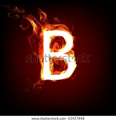 B Fiery Letter Font Stock Photos, Images, & Pictures | Shutterstock