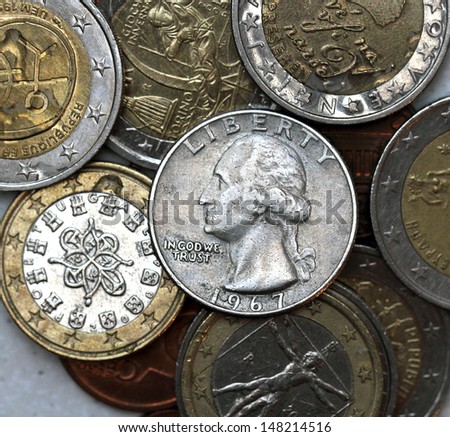 Old+Quarter+Dollar+Coins Old money Stock Photos, Images, & Pictures | Shutterstock