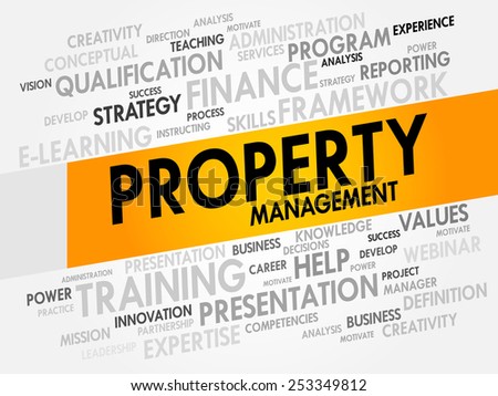 management property cloud word vector shutterstock