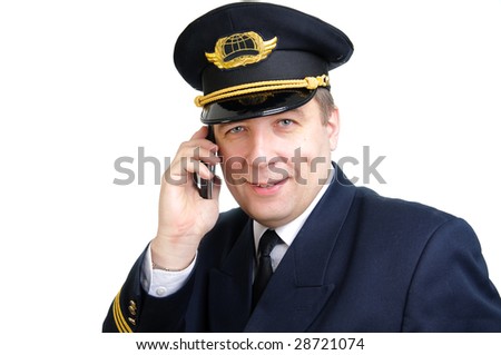 Man in uniforn of pilot - stock photo - stock-photo-man-in-uniforn-of-pilot-28721074