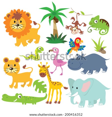 Jungle Cartoon Stock Photos, Images, & Pictures | Shutterstock