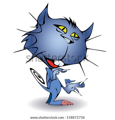  - stock-vector-pointing-cat-158872736