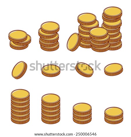 Cartoon Coins Stock Photos, Images, & Pictures | Shutterstock