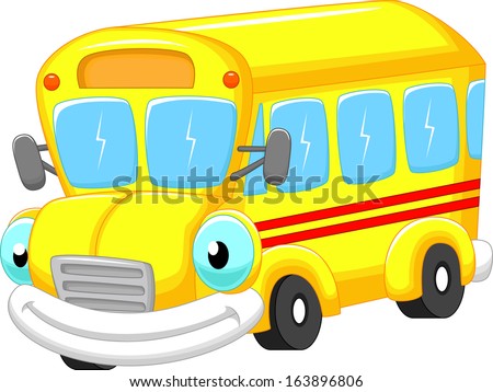 Vector Bus Cartoon Passenger Stock Photos, Images, & Pictures