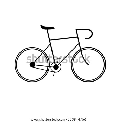 Modern Black Bikevector Stock Vector 38191624 - Shutterstock