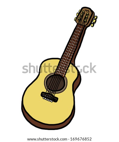 stock-vector-brown-guitar-cartoon-vector-and-illustration-isolated-on-white-background-169676852.jpg