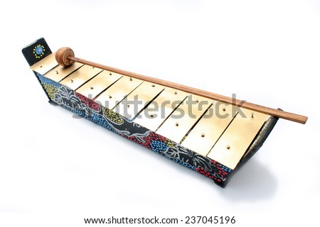 Traditional Music Instrument  Gamelan.  stock photo