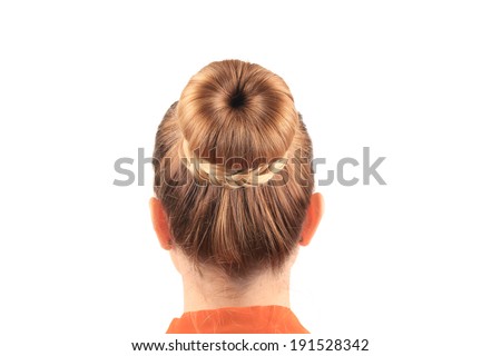 Hair bun Stock Photos, Images, & Pictures | Shutterstock