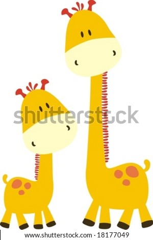 Mom And Baby Giraffe Stock Photos, Images, & Pictures 