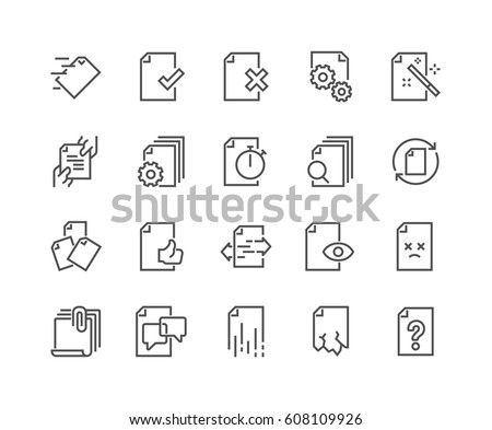 Simple Set of Document Flow Management Vector Line Icons.
Contains such Icons as Bureaucracy, Batch Processing, Accept, Decline Document and more.
Editable Stroke. 48x48 Pixel Perfect. Simple Set of Document Flow Management Vector Line Icons.
Contains such Icons as Bureaucracy, Batch Processing, Accept, Decline Document and more.
Editable Stroke. 48x48 Pixel Perfect.