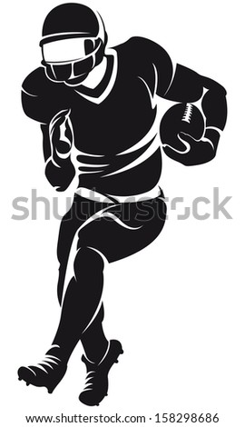 Football Silhouette Stock Vectors & Vector Clip Art | Shutterstock