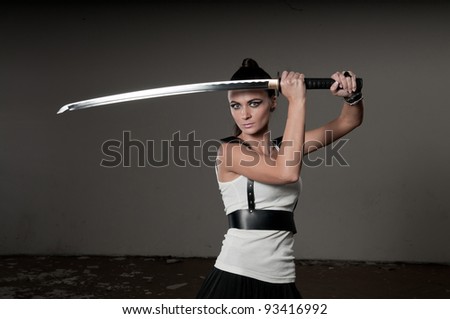 Woman Sword Stock Photos, Images, & Pictures | Shutterstock