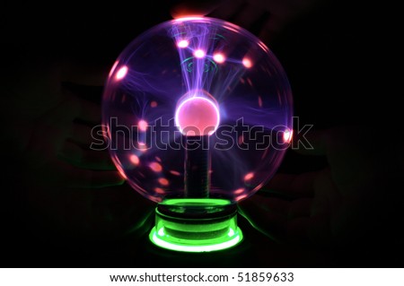 The Effect Of Touching Plasma Plasma Stock Photos Images Pictures