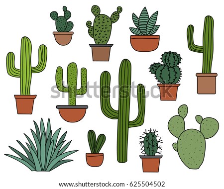 Cactus Stock Vectors, Images & Vector Art | Shutterstock