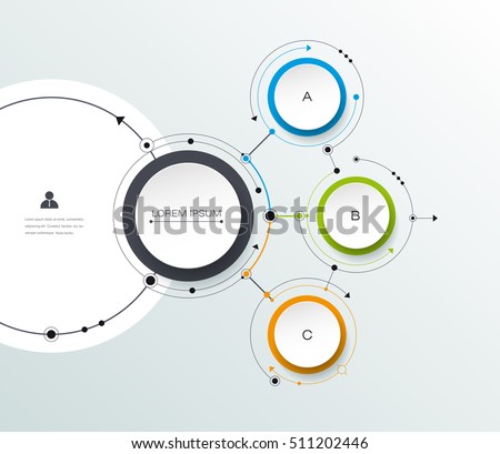Vector molecule with 3D paper label, integrated circles background. Blank space for content, business, infographic, diagram, digital network, flowchart. Social network connection technology concept
Vector molecule with 3D paper label, integrated circles background. Blank space for content, business, infographic, diagram, digital network, flowchart. Social network connection technology concept