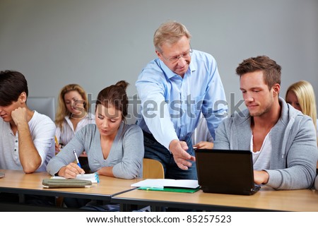 talking teacher student university college shutterstock