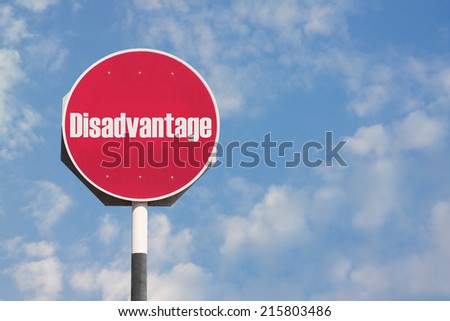 disadvantage sign wanted most shutterstock logo