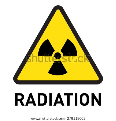 Radiation Hazard Symbol Sign Radhaz Threat Stock Photo 88654858 