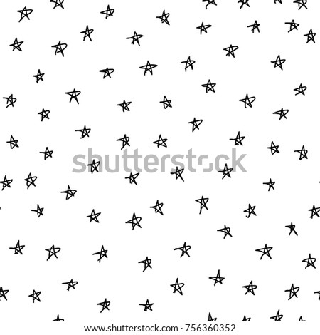 Modern Geometric Star Pattern Vector Star Stock Vector