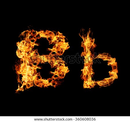 B Fiery Letter Font Stock Photos, Images, & Pictures | Shutterstock