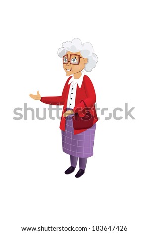 Cartoon Granny Stock Photos, Images, & Pictures | Shutterstock