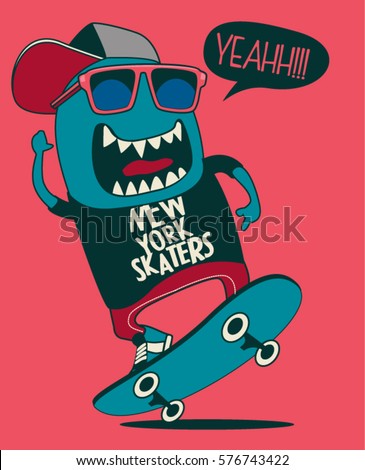 cool monster skater cool monster skater