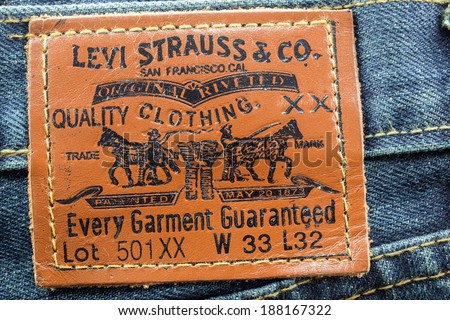 levi's leather label