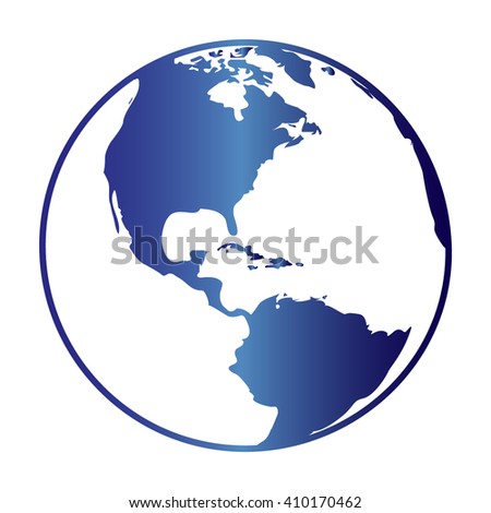 Black Globe Silhouette Stock Illustration 113207389 - Shutterstock