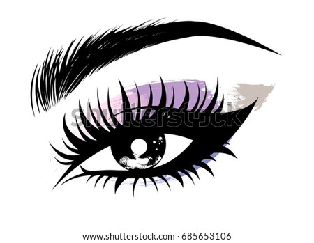 Eyes Looking Stock Illustration 1090030 - Shutterstock