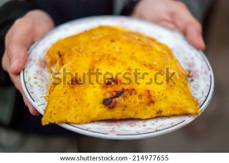 Crispy omelet - viet cuisine