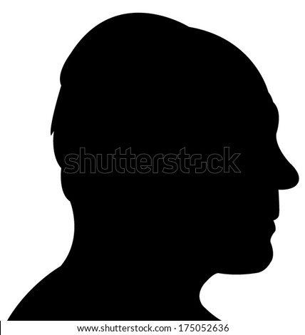 Man Head Silhouette Stock Photos, Images, & Pictures | Shutterstock