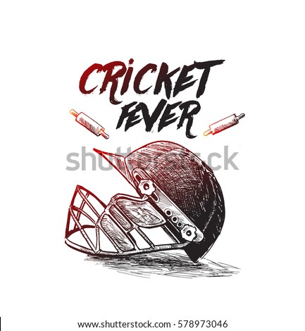 Creative helmet for Cricket Championship concept. Creative helmet for Cricket Championship concept.