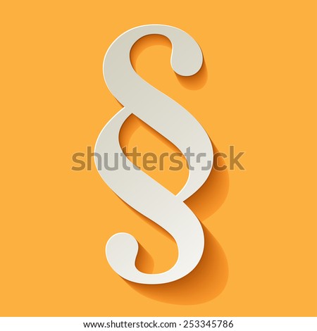 paragraph symbol yellow background paper shutterstock