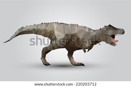 dinosaur with triangle head