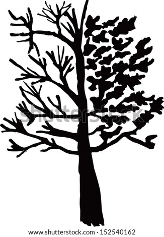 Card Tree Stock Vector 370128653 - Shutterstock