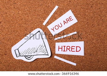 Youre Hired Stock Photos, Images, & Pictures | Shutterstock