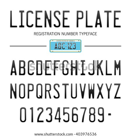 California Personalized License Plate Generator Template