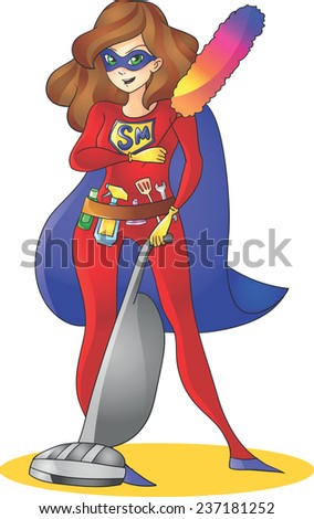 Cartoon Cleaning Lady Stock Photos Images Pictures Shutterstock