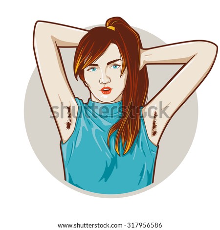 Woman Armpit Smelling Stock Photos, Images, & Pictures | Shutterstock