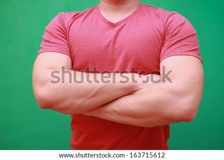 Thin, Well Built Man Standing Stock Photo - Image of 