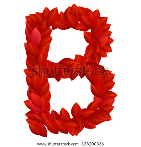 Letter B Made Of Flowers Stock Photos, Images, & Pictures | Shutterstock